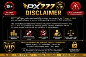 PX777 game main website interface